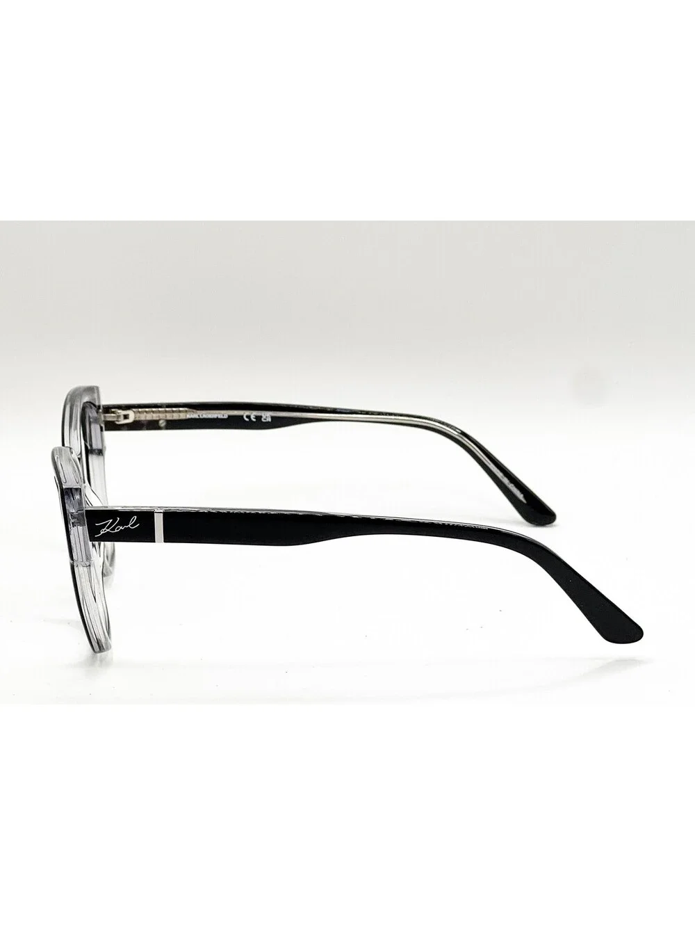 Karl Lagerfeld KL6069S 005 Black Crystal Cat Eye Authentic Eyeglass Frames 54-16